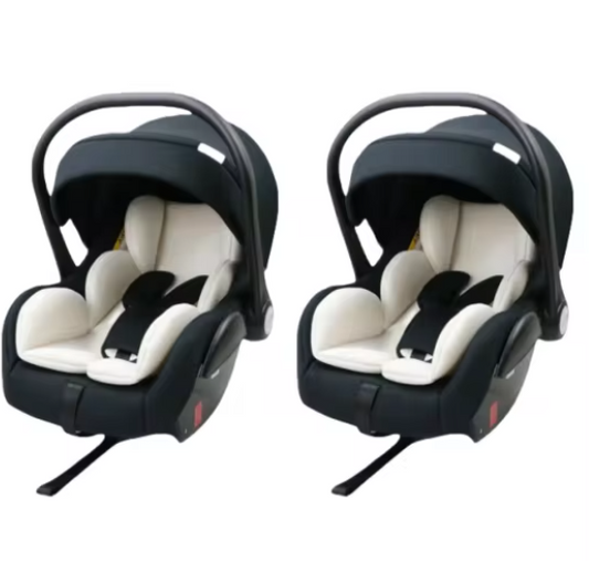 Carrinho de bebé Trio Gêmeos Preto