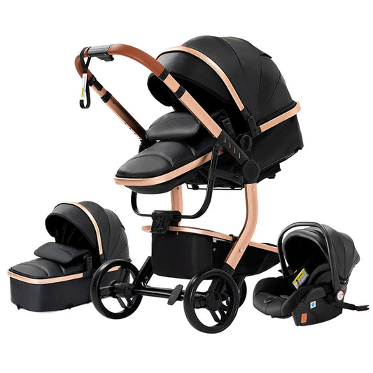 Carrinho de bebé Trio Lux Preto