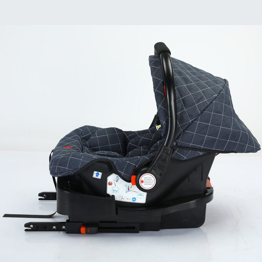Carrinho de bebé Trio MelBaby Kaqui com Base ISOFIX