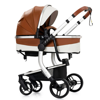 Carrinho de bebé Trio Lux Castanho