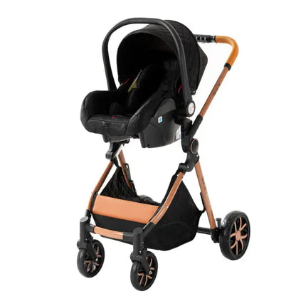 Carrinho de bebé Trio MelBaby Preto