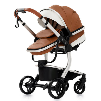 Carrinho de bebé Trio Lux Castanho