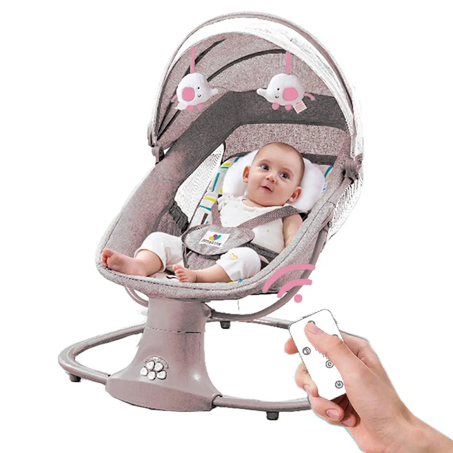 Espreguiçadeira de bebé 3 em 1 Rosa
