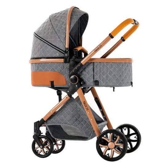 Carrinho de bebé Trio MelBaby Cinzento