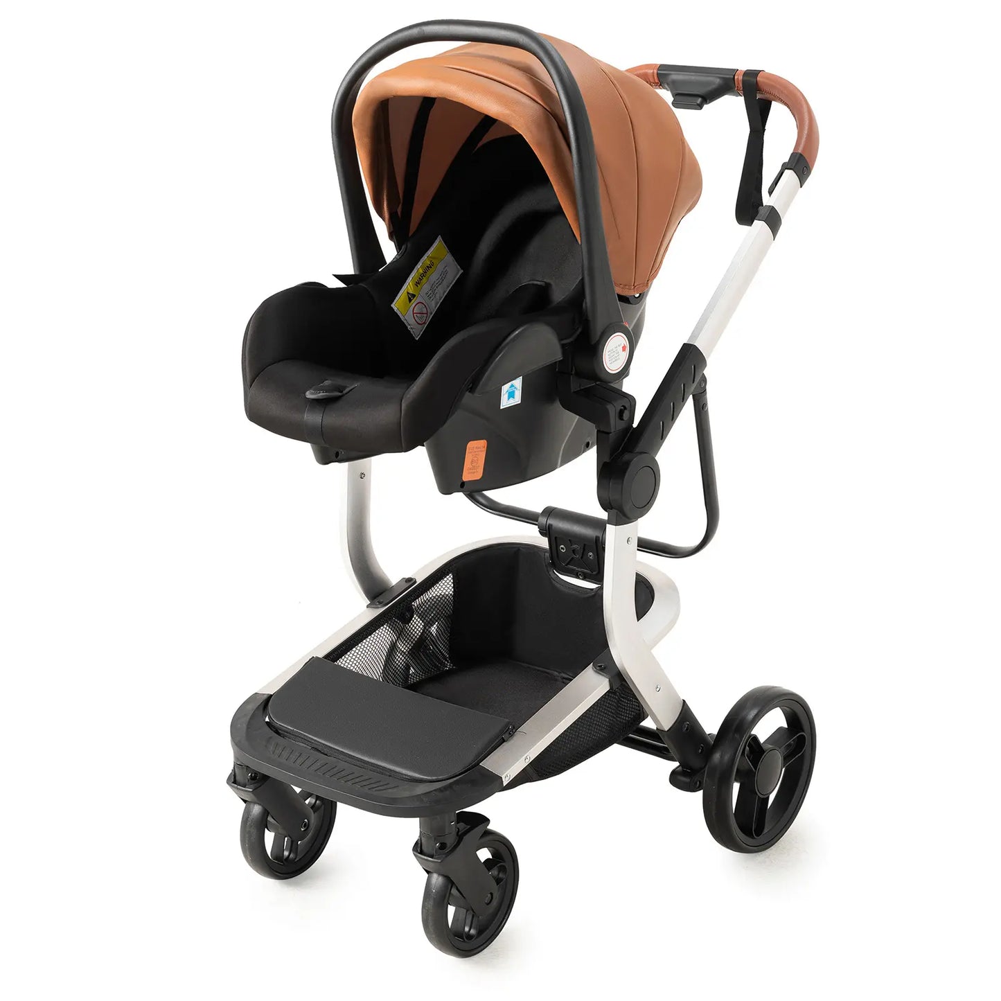 Carrinho de bebé Trio Lux Castanho