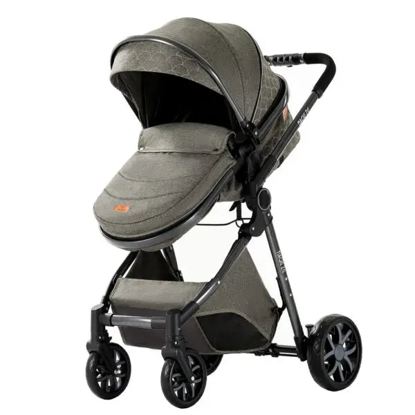 Carrinho de bebé Trio MelBaby Cinza escuro