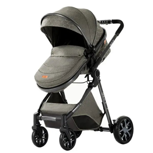 Carrinho de bebé Trio MelBaby Cinza escuro