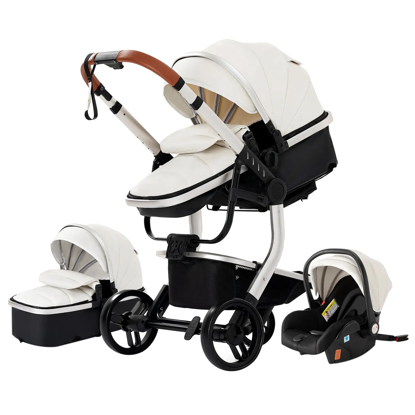 Carrinho de bebé Trio Lux Branco