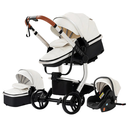 Carrinho de bebé Trio Lux Branco