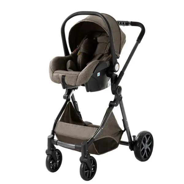 Carrinho de bebé Trio MelBaby Chocolate
