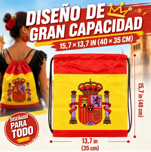 Mochila España – Roja y Amarilla