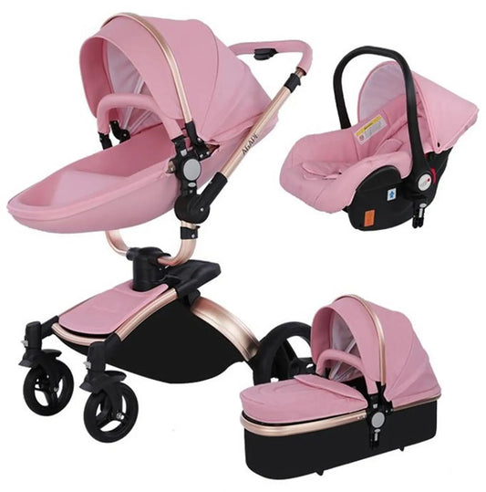 Carrinho de bebé Trio Agape Rosa