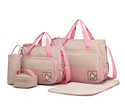 Conjunto de Malas de Maternidade Rosa