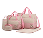 Conjunto de Malas de Maternidade Rosa